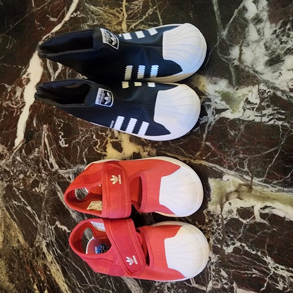 Adidas Kids Shoes -  Black and Red